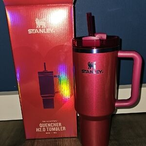 Stanley Pink Sparkle Quencher H2.0 Tumbler